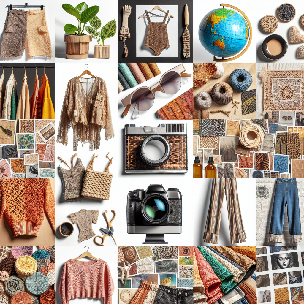 Collage of entrepreneurs and their sustainable fashion brands